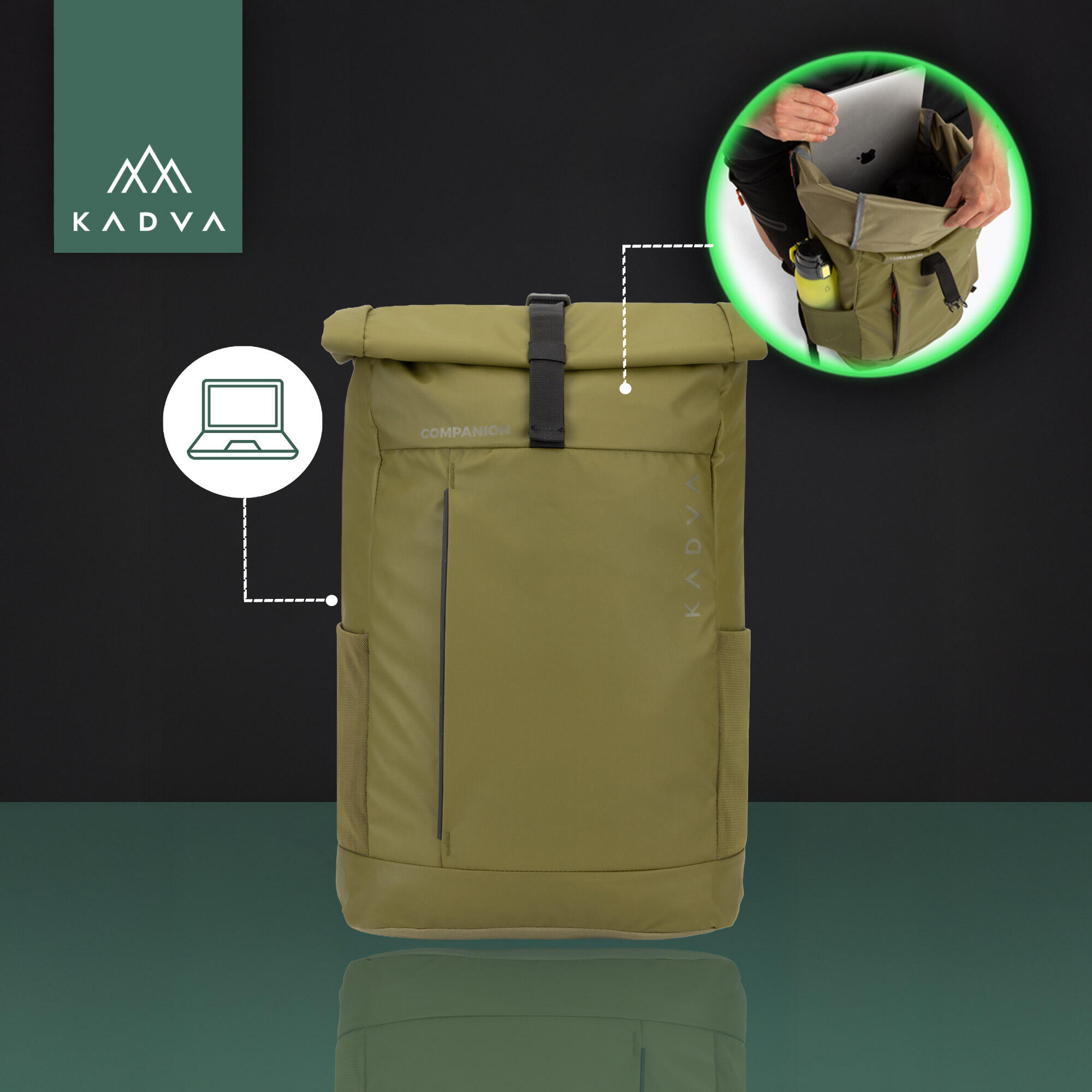 Sac à dos urbain KADVA Companion 20 l 3/7