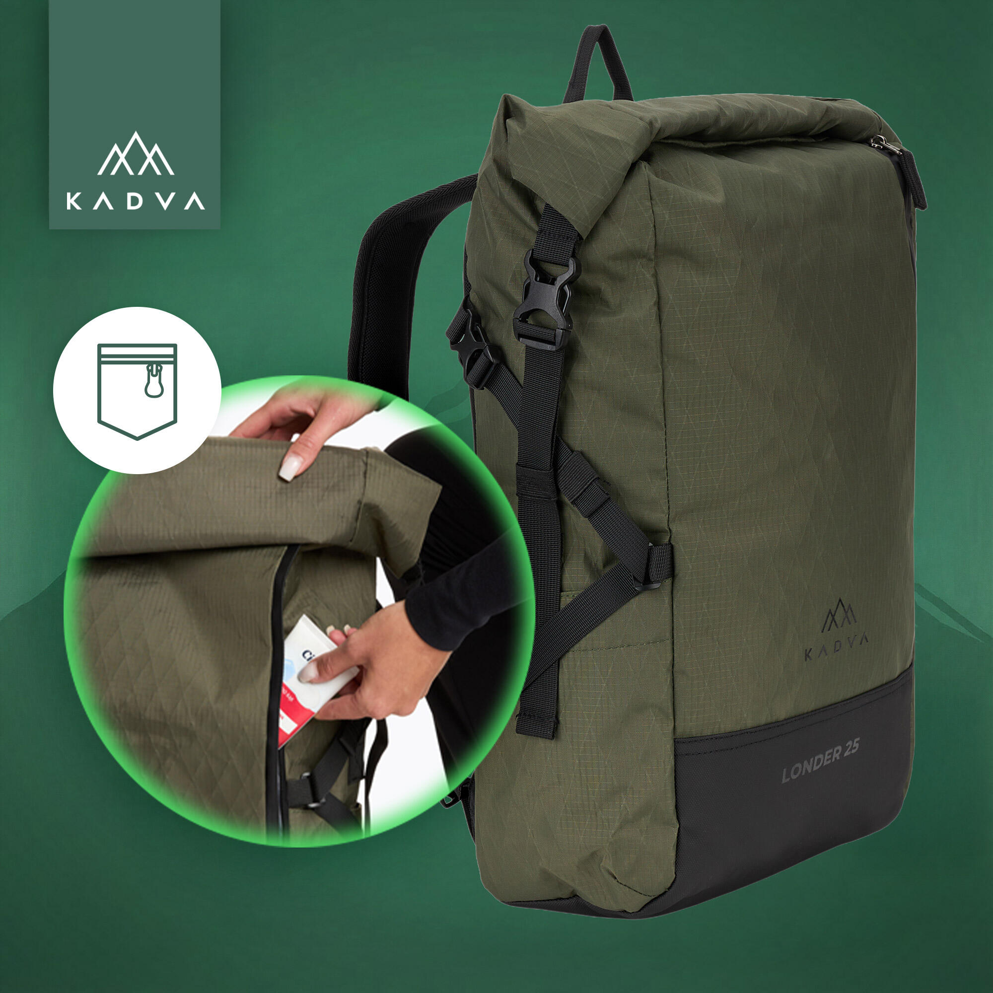 Mochila de trekking KADVA Londer 3/6