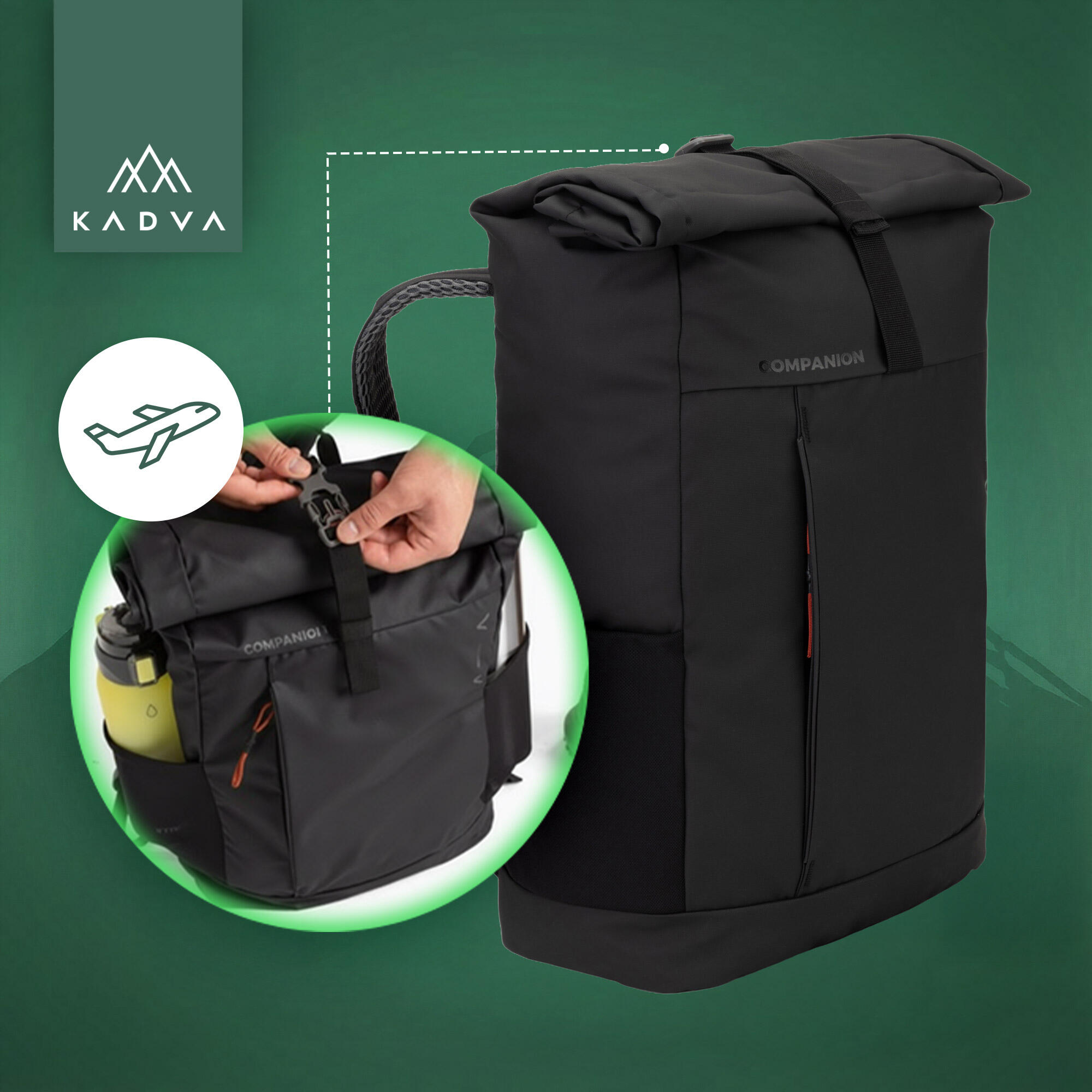 Mochila urbana KADVA Companion 20 l 4/7