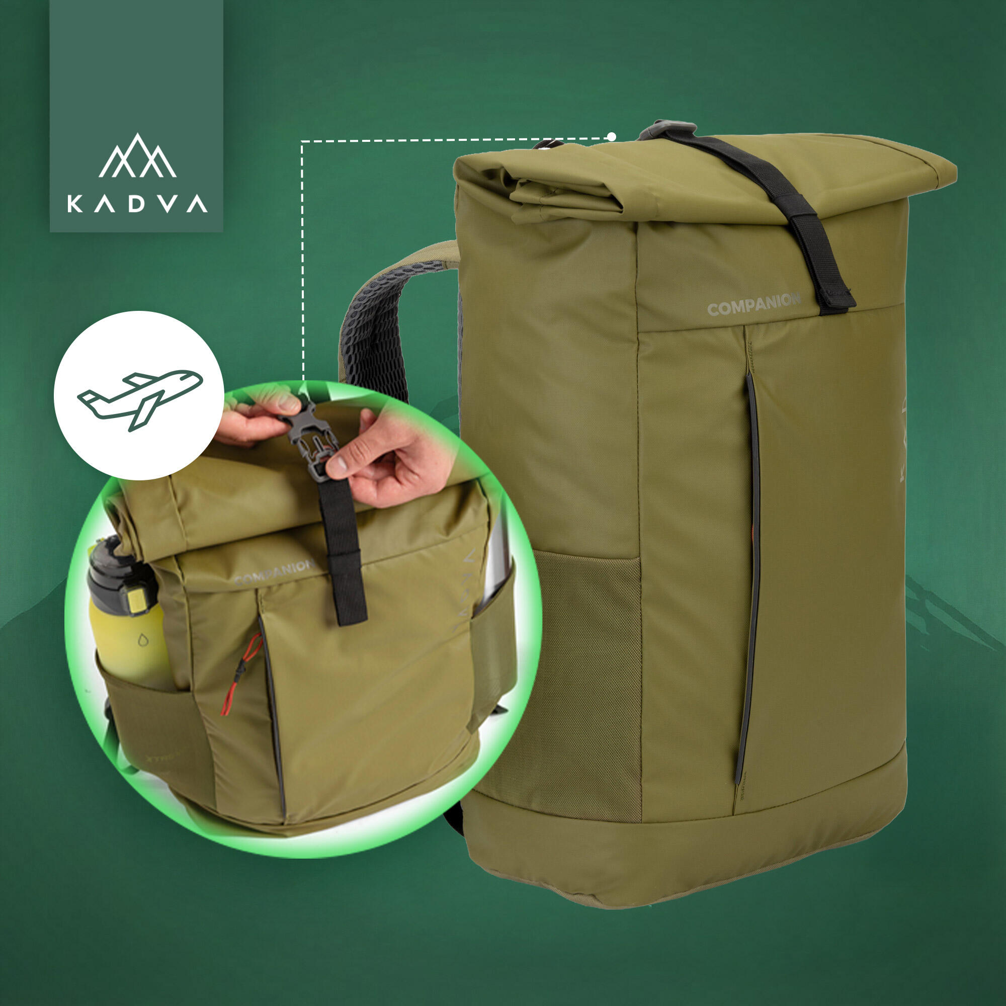 Sac à dos urbain KADVA Companion 20 l 4/7
