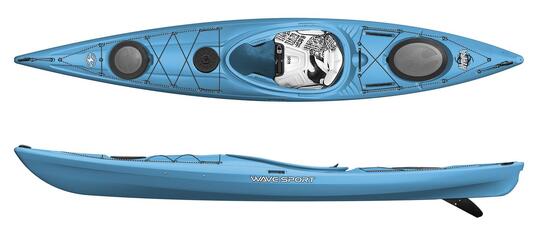 Kajak jednoosobowy Wave Sport Hydra 125 CORE