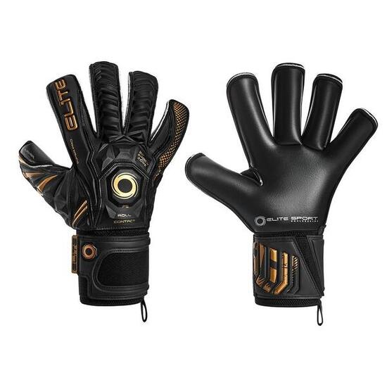 Elite Torwarthandschuhe Black Real