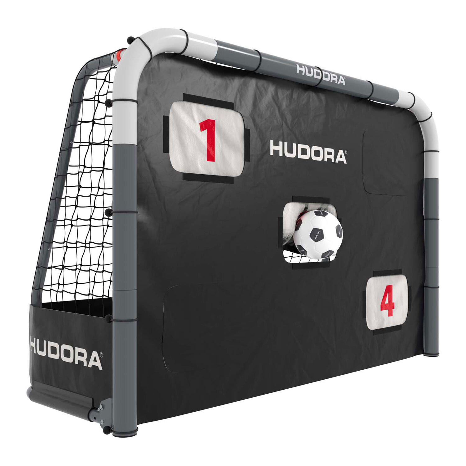 Hudora Fussballtor Roco 180 mit Torwand 4/7