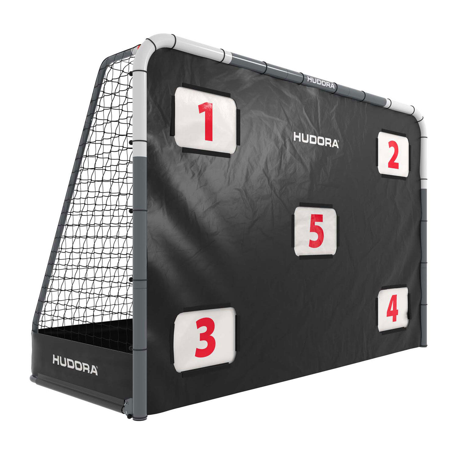 Hudora Fussballtor Roco 300 mit Torwand 2/7