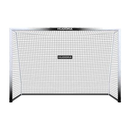 Bramka Piłkarska Przenośna Hudora Pro Tect 3X2 M Stalowa Biała