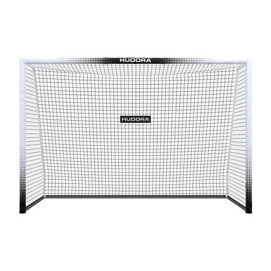 Bramka Piłkarska Przenośna Hudora Pro Tect 3X2 M Stalowa Biała