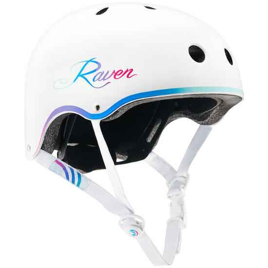 Casque de vélo, roller et skateboard pour enfants et adultes Essto Blanc/Neo