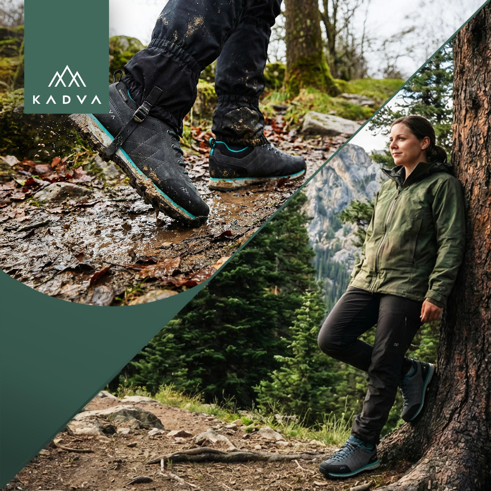 Botas de trekking femininas KADVA Stride Low à prova d'água 6/6