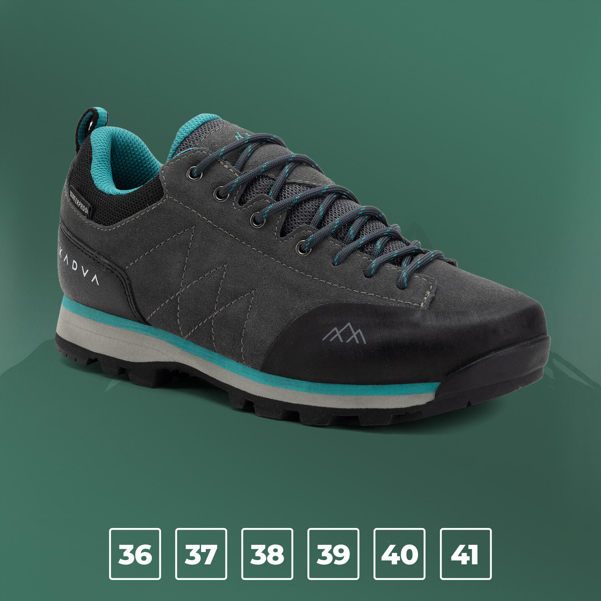 Botas de trekking femininas KADVA Stride Low à prova d'água 2/6