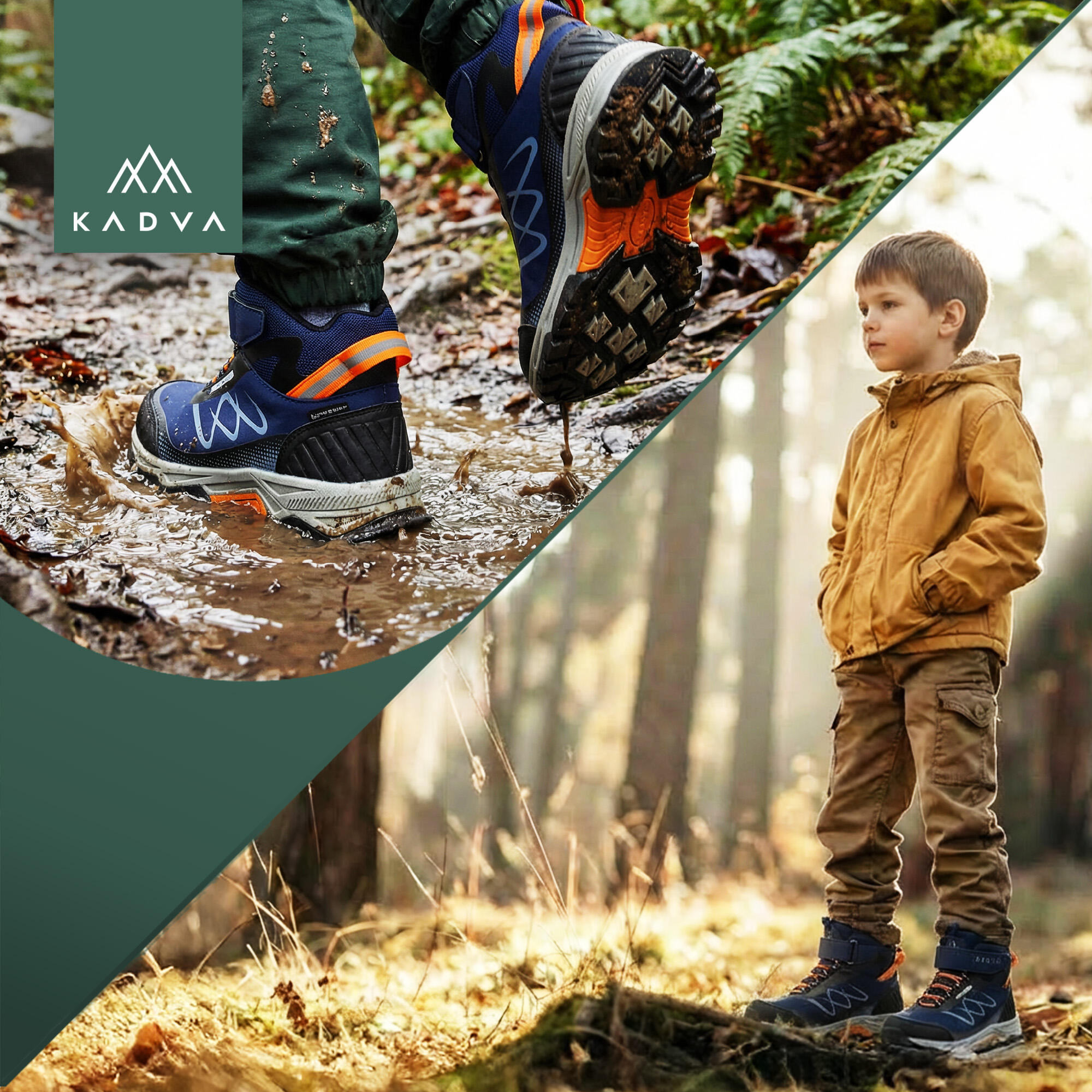 Chaussures de trekking enfant KADVA Rocky Trail Mid Imperméables Softshell 6/6