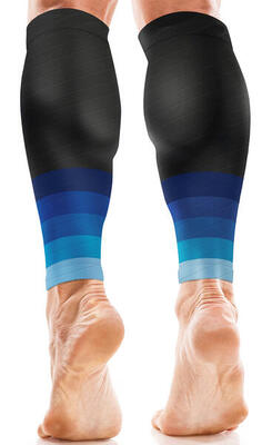 Manicotti compressione polpaccio shin splints (Nero S-M)