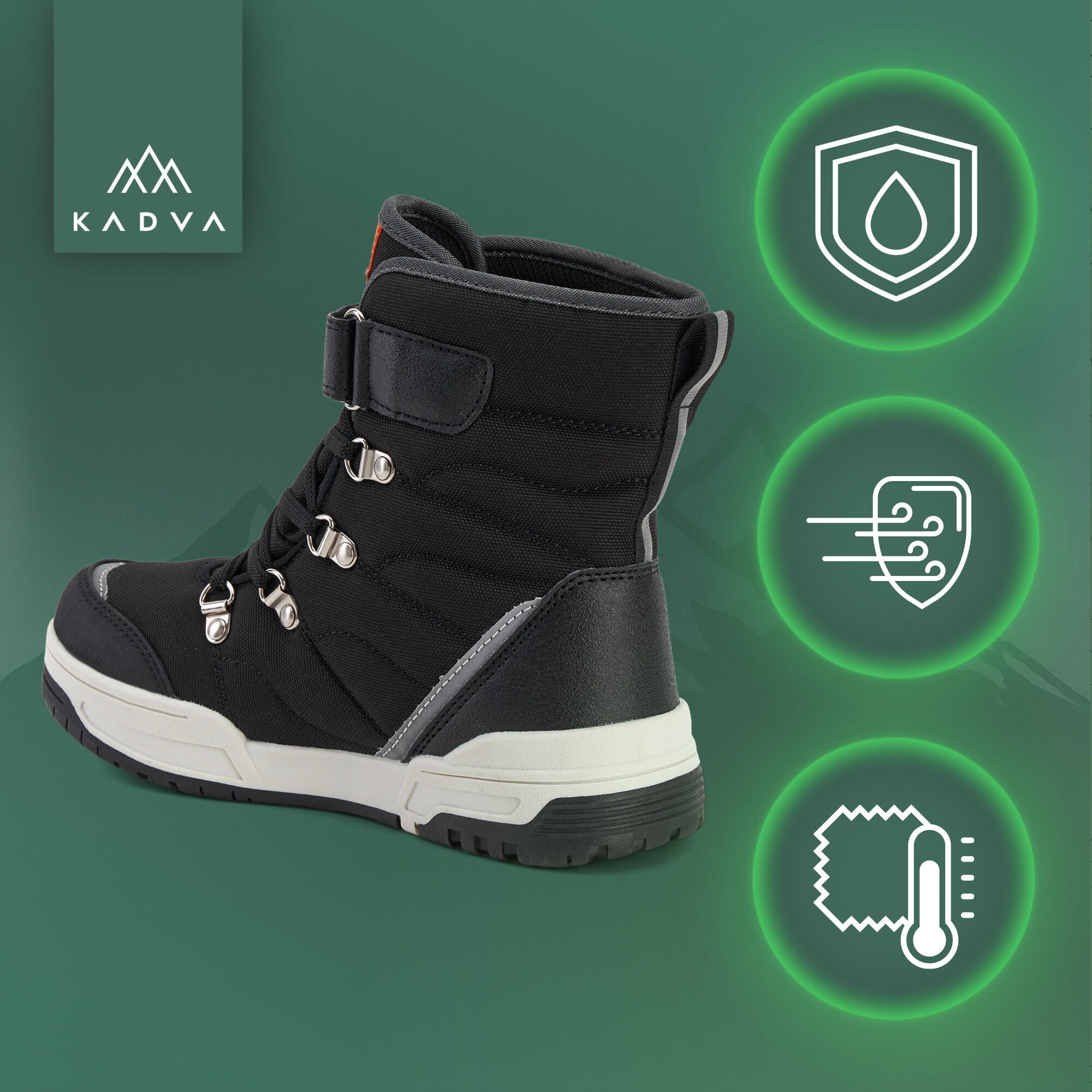 Bottes d'hiver pour enfants KADVA Flow WaterProof 3/6