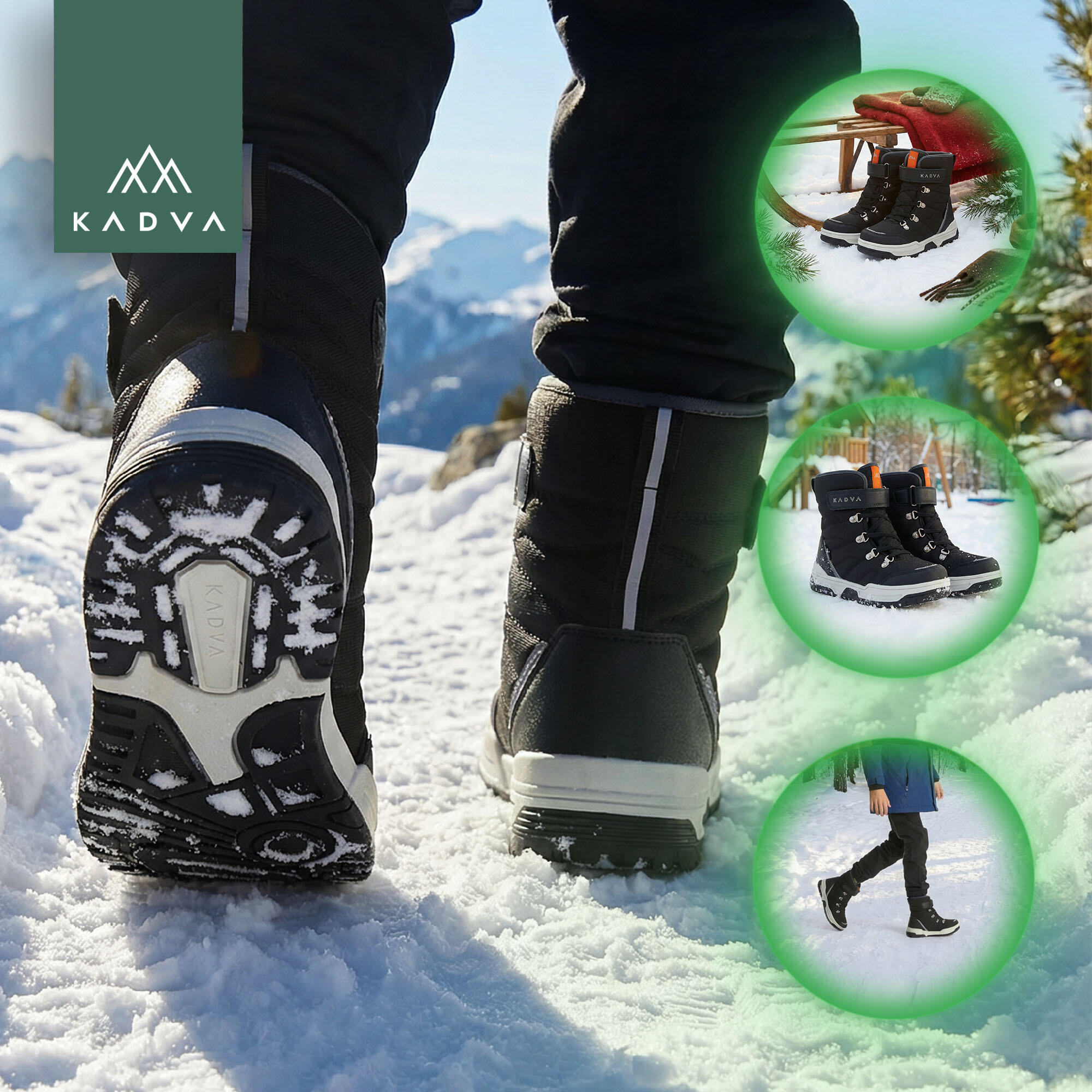 Bottes d'hiver pour enfants KADVA Flow WaterProof 5/6