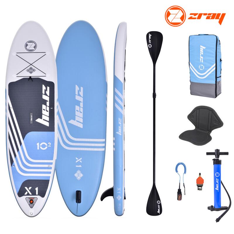 Placă de surf gonflabilă cu scaun de caiac - cu accesorii - Zray - 310x81x15 cm