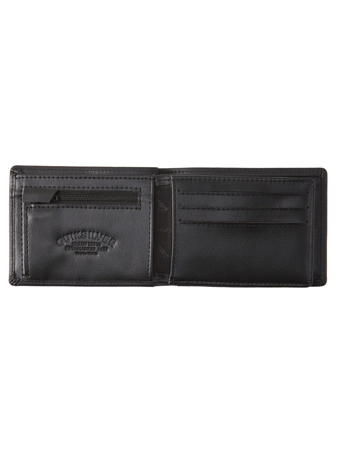 Portefeuille trois volets en cuir MAC Noir Homme 4/4