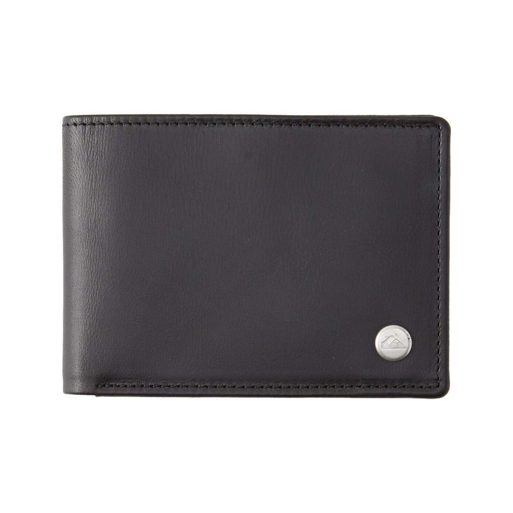 Quiksilver - Portefeuille Trois Volets En Cuir Mac Noir Homme - Ceinture Cache Billet - Noir - Taille Unique - Decathlon
