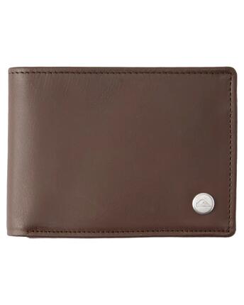 Portefeuille trois volets en cuir MAC Noir Homme