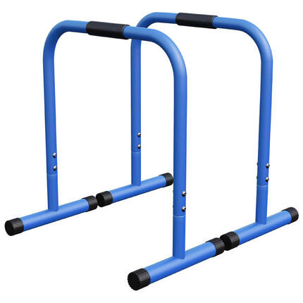 Push-up Stand Bar Parallettes Schwarz/Rot/Blau