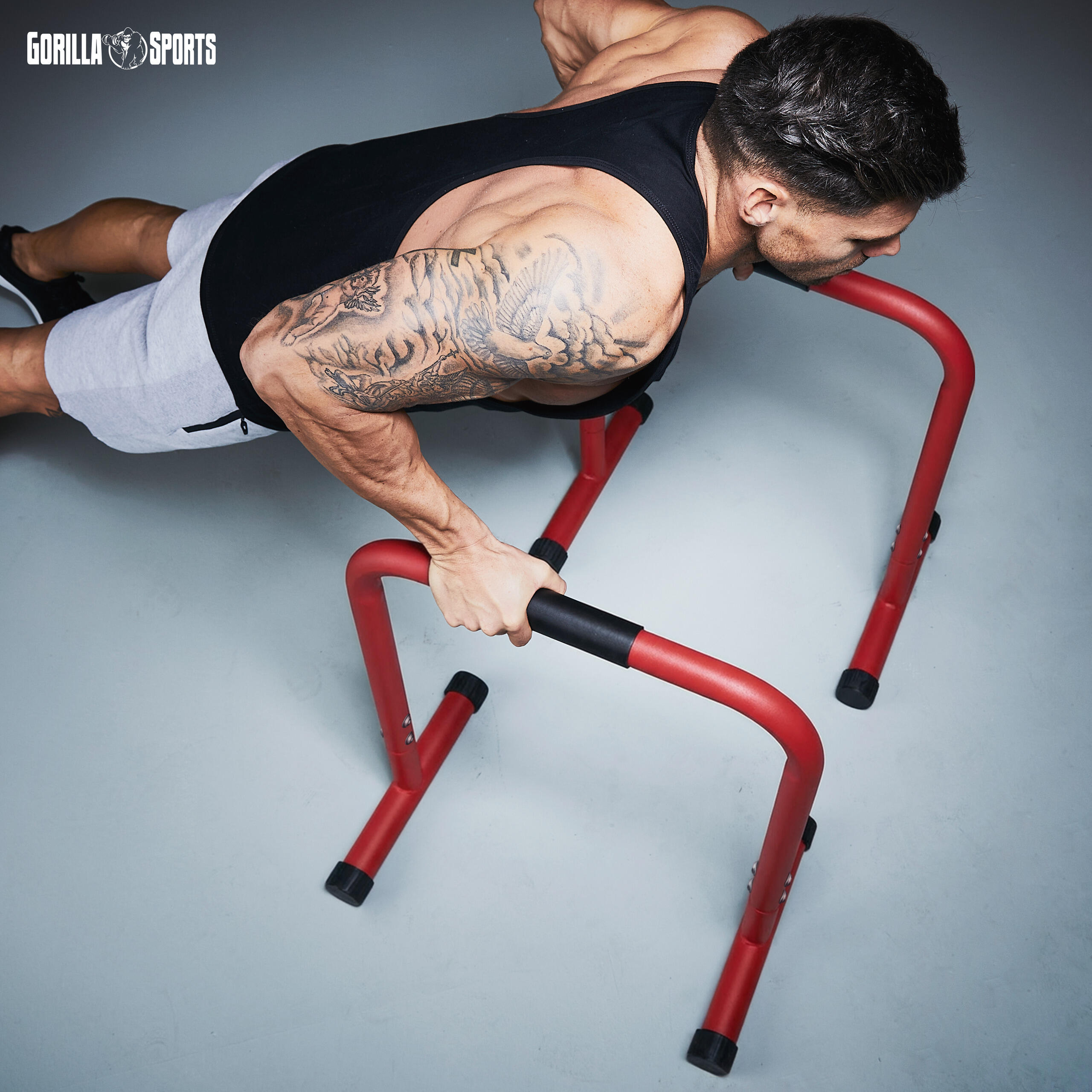BARRES PARALLÈLES | BARRES A DIPS ET CROSS TRAINING| 73CM | COLORIS AU CHOIX 4/7