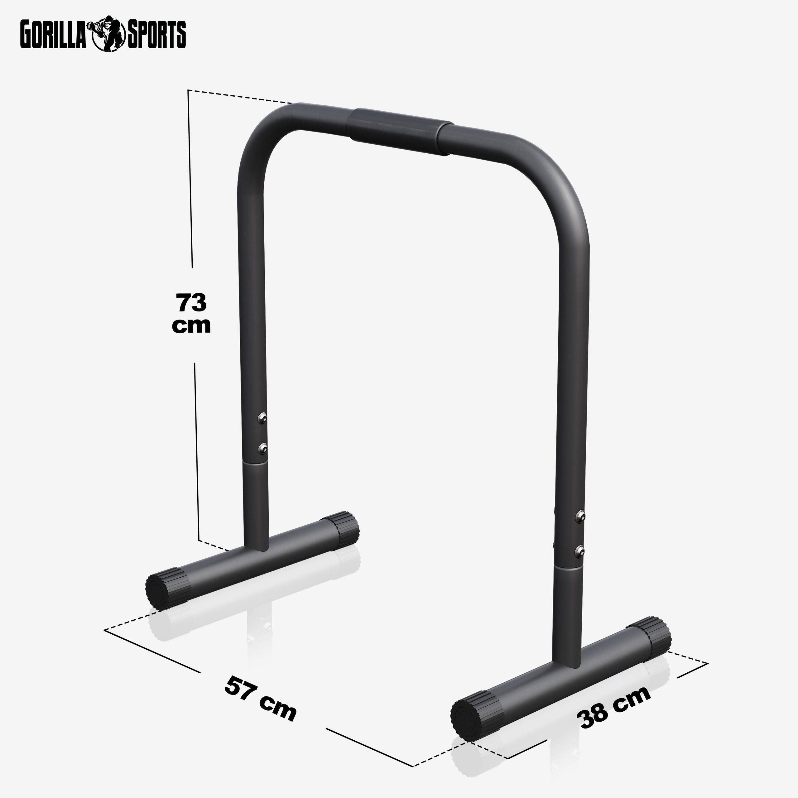 BARRES PARALLÈLES | BARRES A DIPS ET CROSS TRAINING| 73CM | COLORIS AU CHOIX 2/7