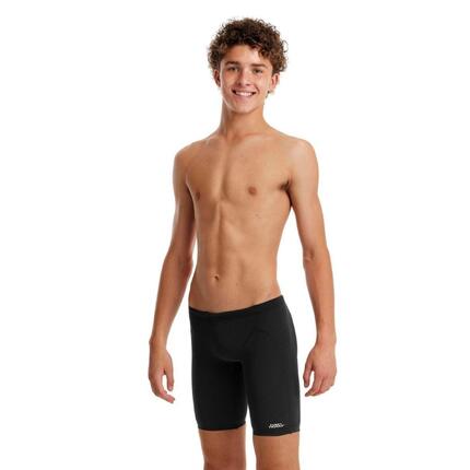 Kąpielówki spodenki na basen chłopięce Funky Trunks Still Black