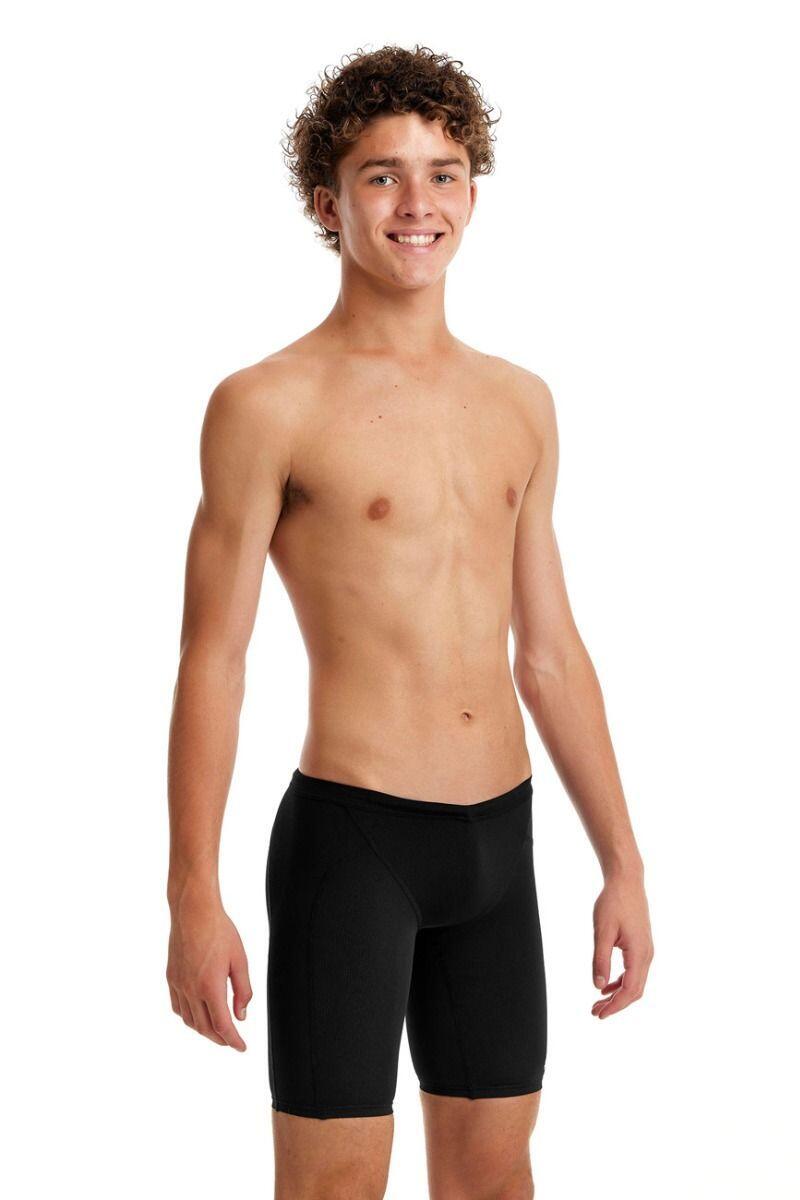 Kąpielówki spodenki na basen chłopięce Funky Trunks Still Black 3/5