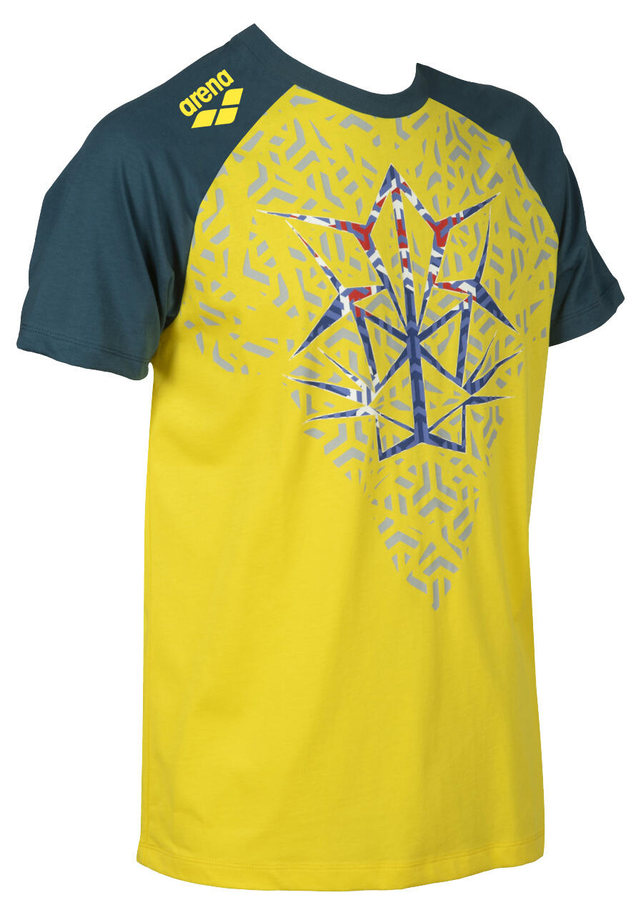 Koszulka T-Shirt sportowy unisex Arena Raglan Australia 1/3