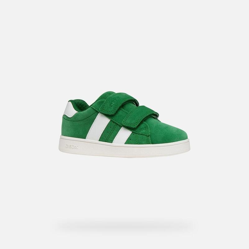 Baskets Geox J65LSC Vert