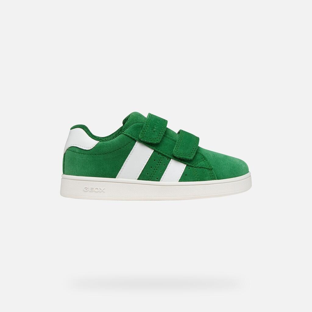 Baskets Geox J65LSC Vert