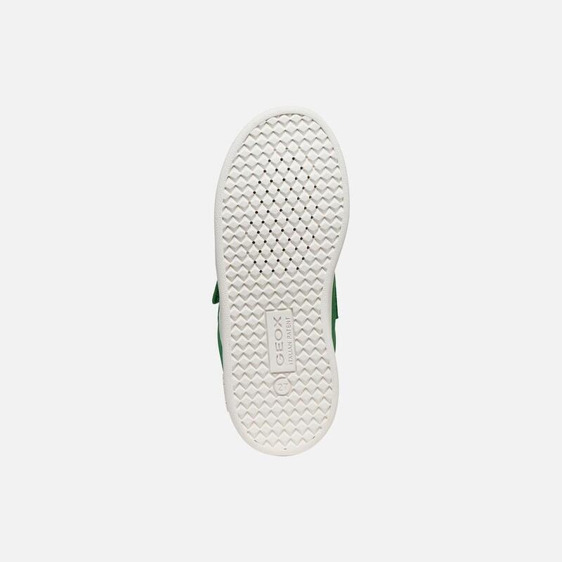 Baskets Geox J65LSC Vert