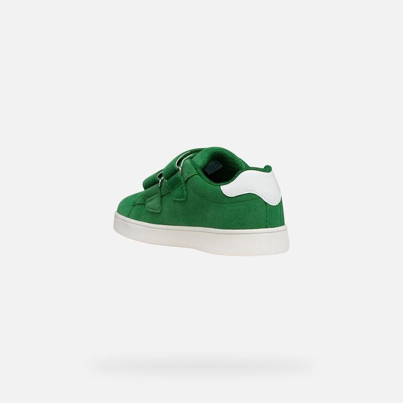 Baskets Geox J65LSC Vert