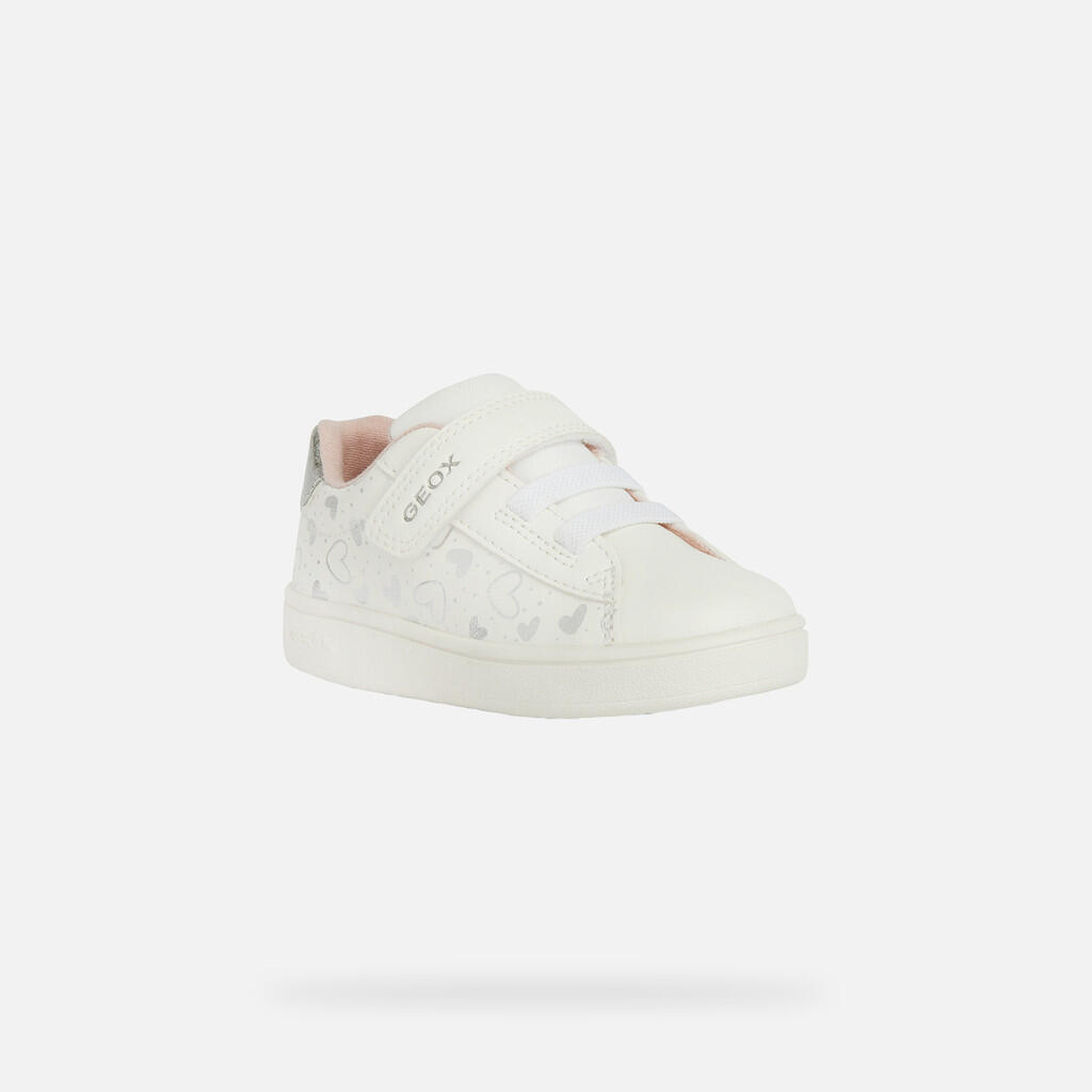 Baskets Bébé Fille B ECLYPER GIRL Blanc/Argent 3/7