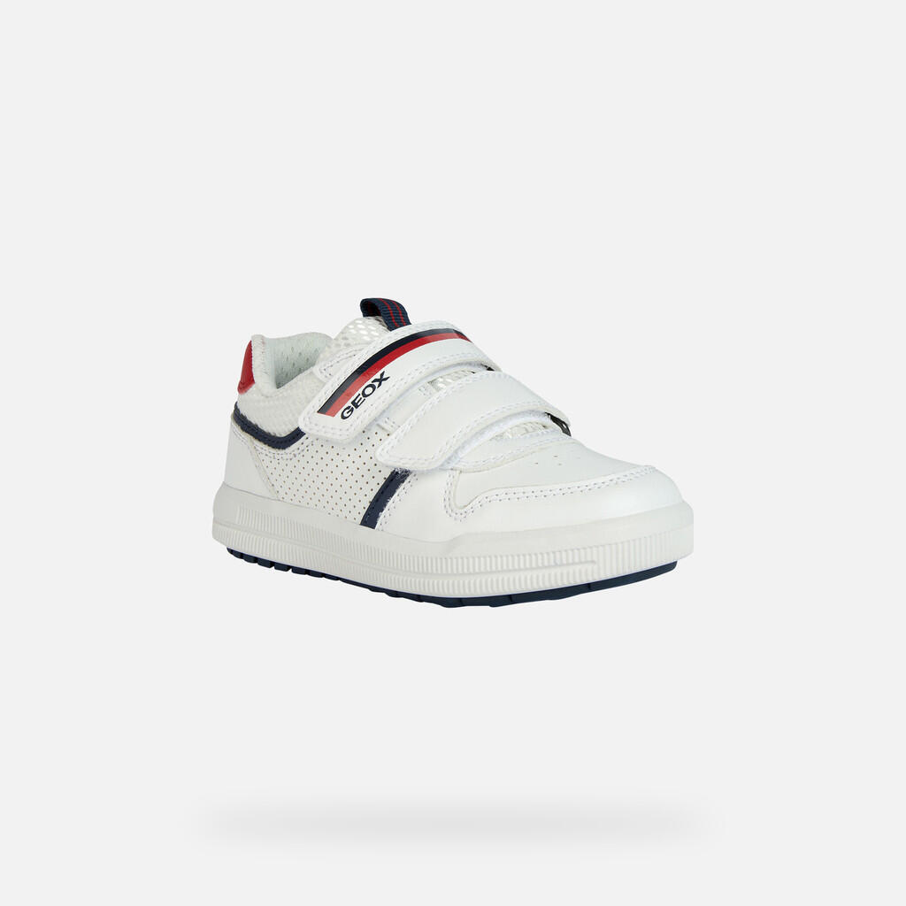 Baskets Garçon ARZACH BOY Blanc/Bleu Marine 3/7