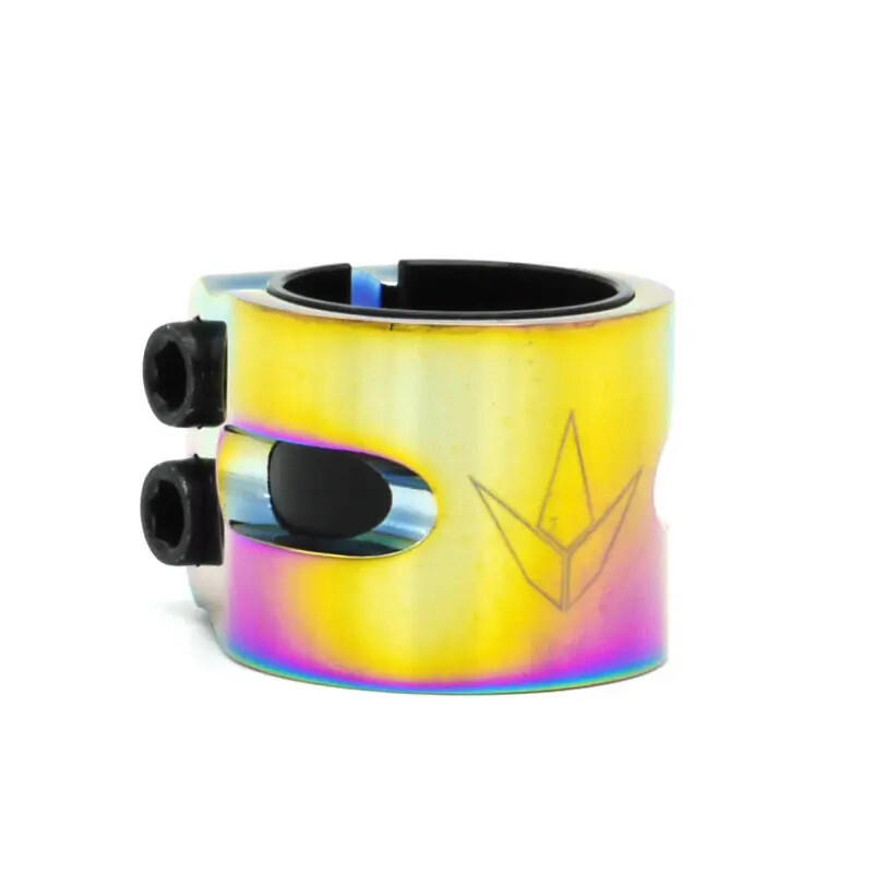 Clamp 2 Bolts Twin Slit - Oil Slick - Blunt Scooters Clamp