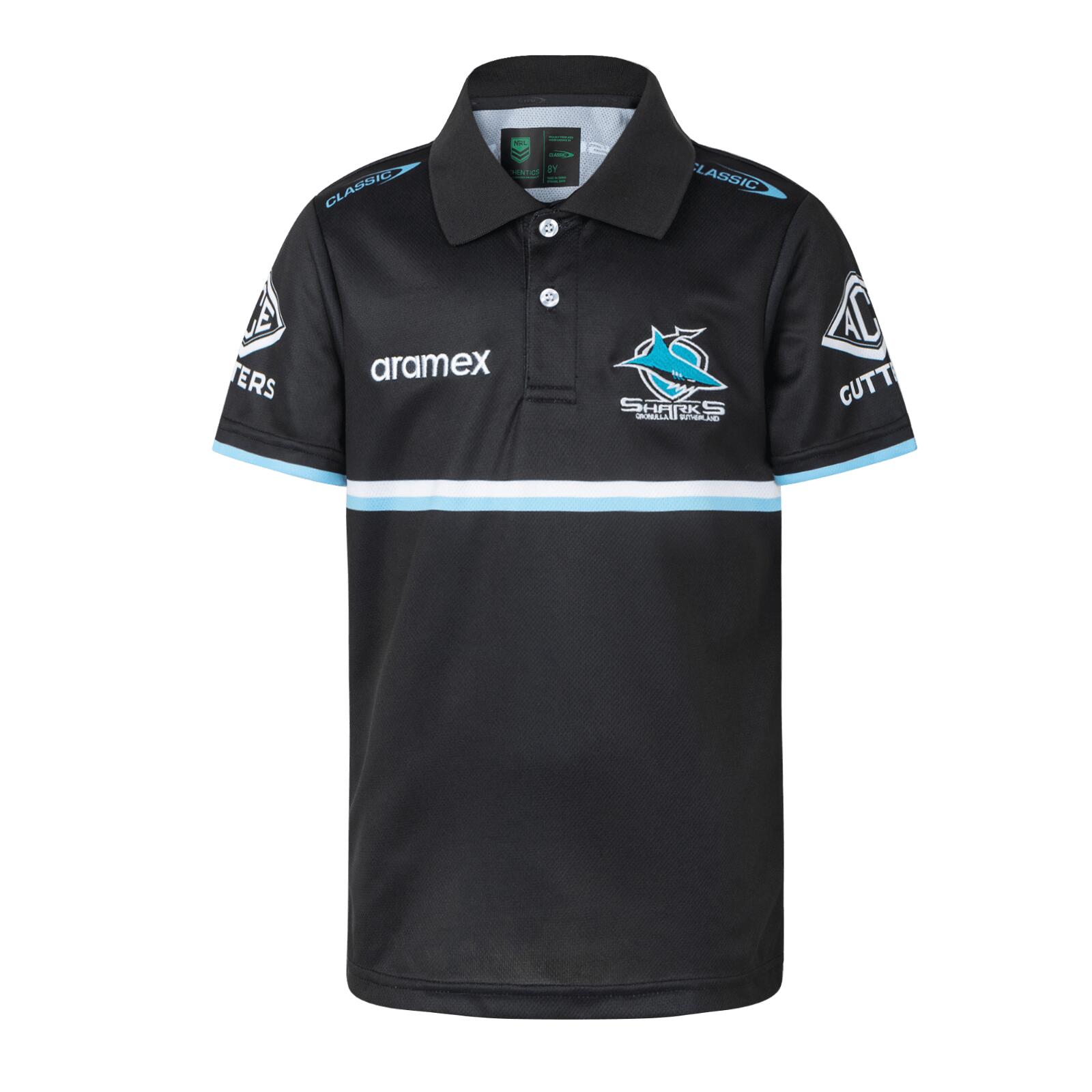 NRL 2023 Media Polo - Cronulla Sharks - YOUTH - Rugby League - CLASSIC