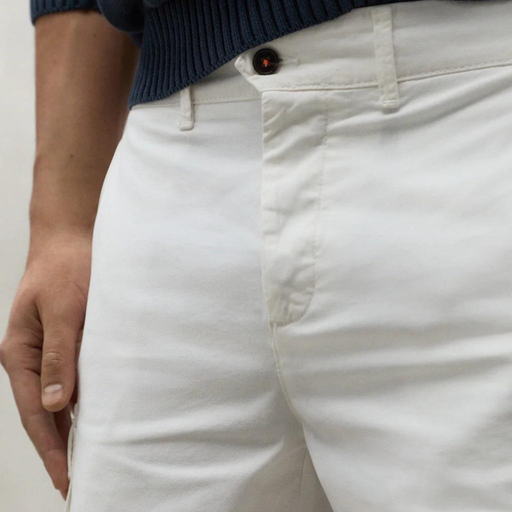 Calças Ecoalf Modelo Limaalf Shorts Cor Branco 4/5