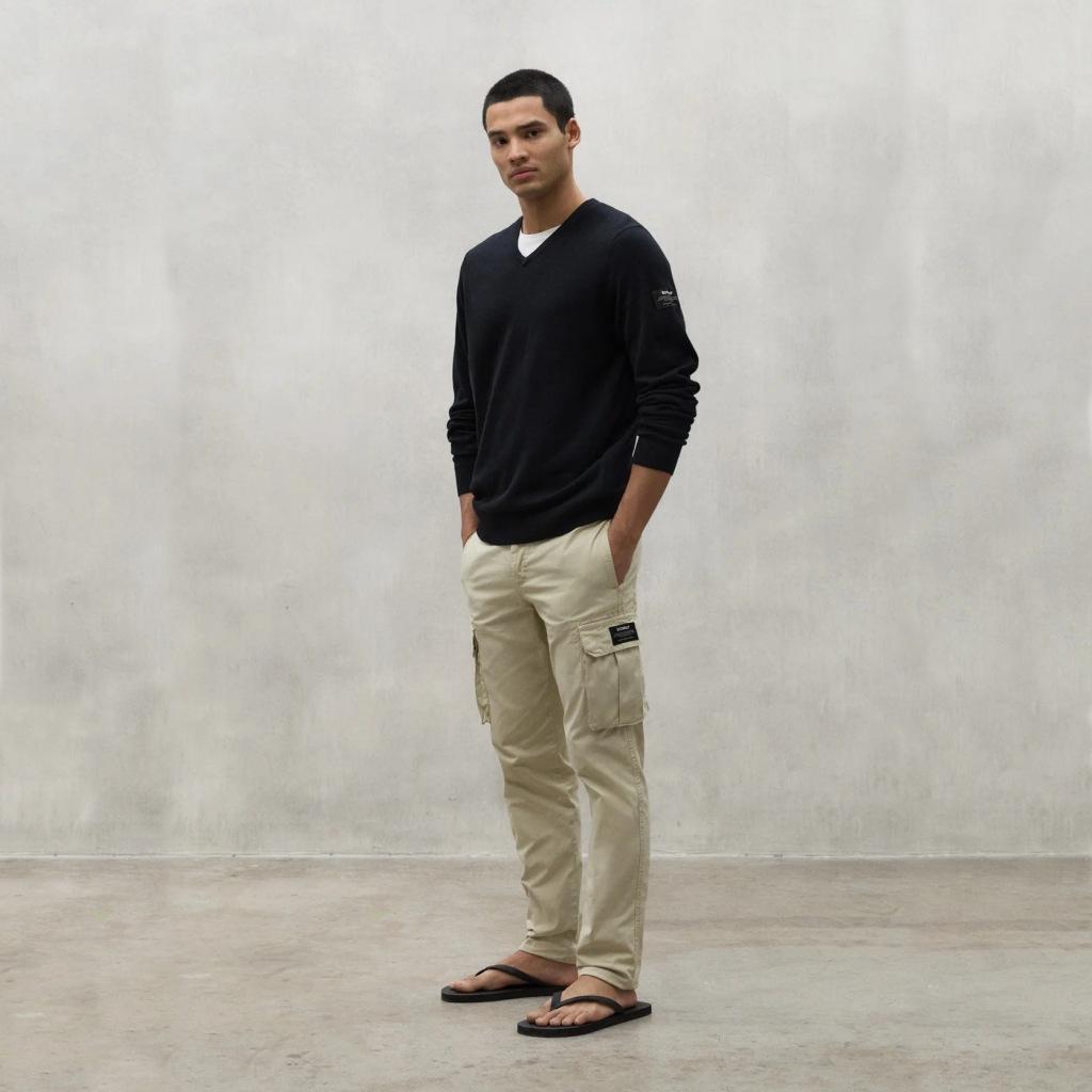 Pantalons Ecoalf Modèle Ethicargoalf Pants Couleur Beige 4/5