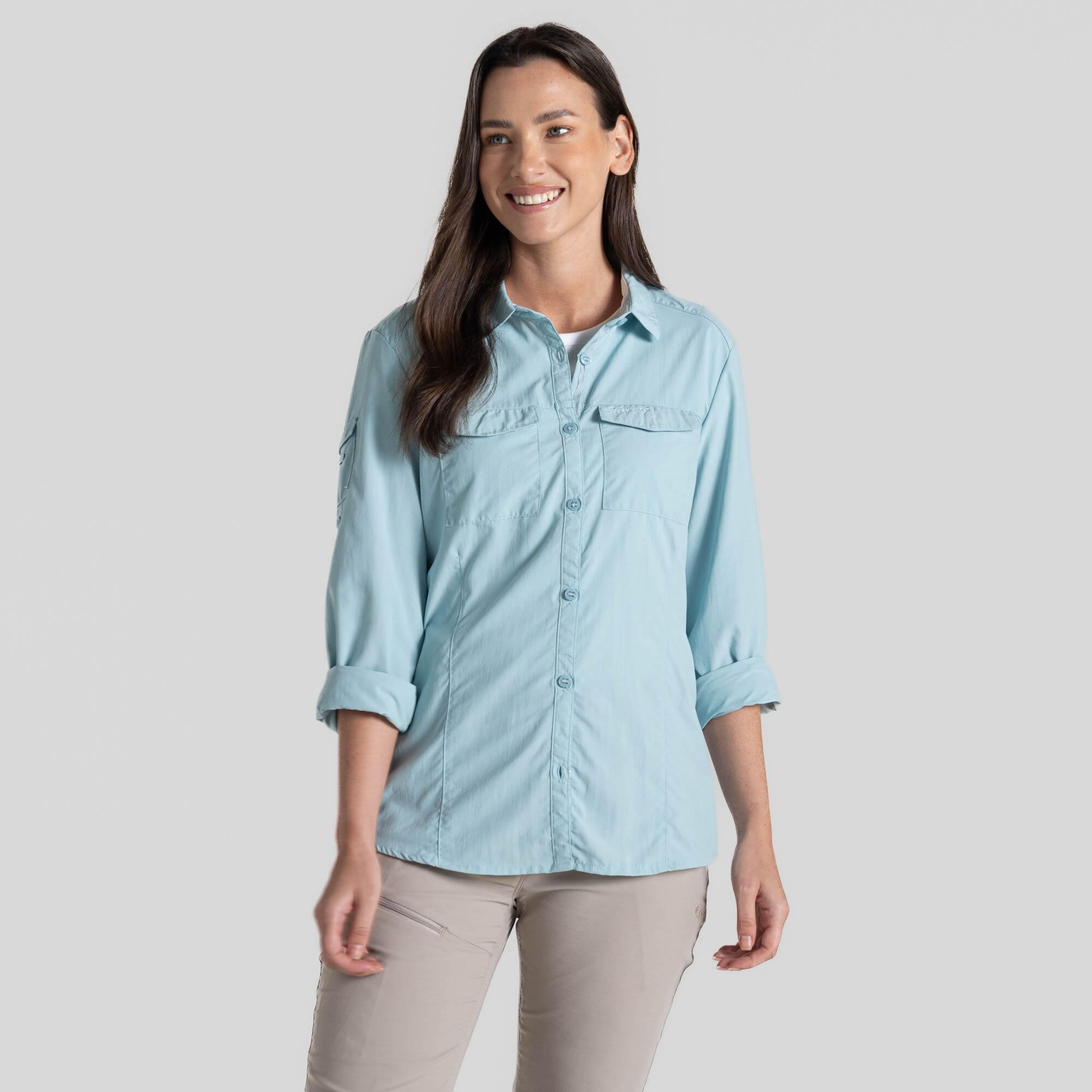 Camisa de manga comprida feminina Craghoppers NosiLife Adventure III 6/7
