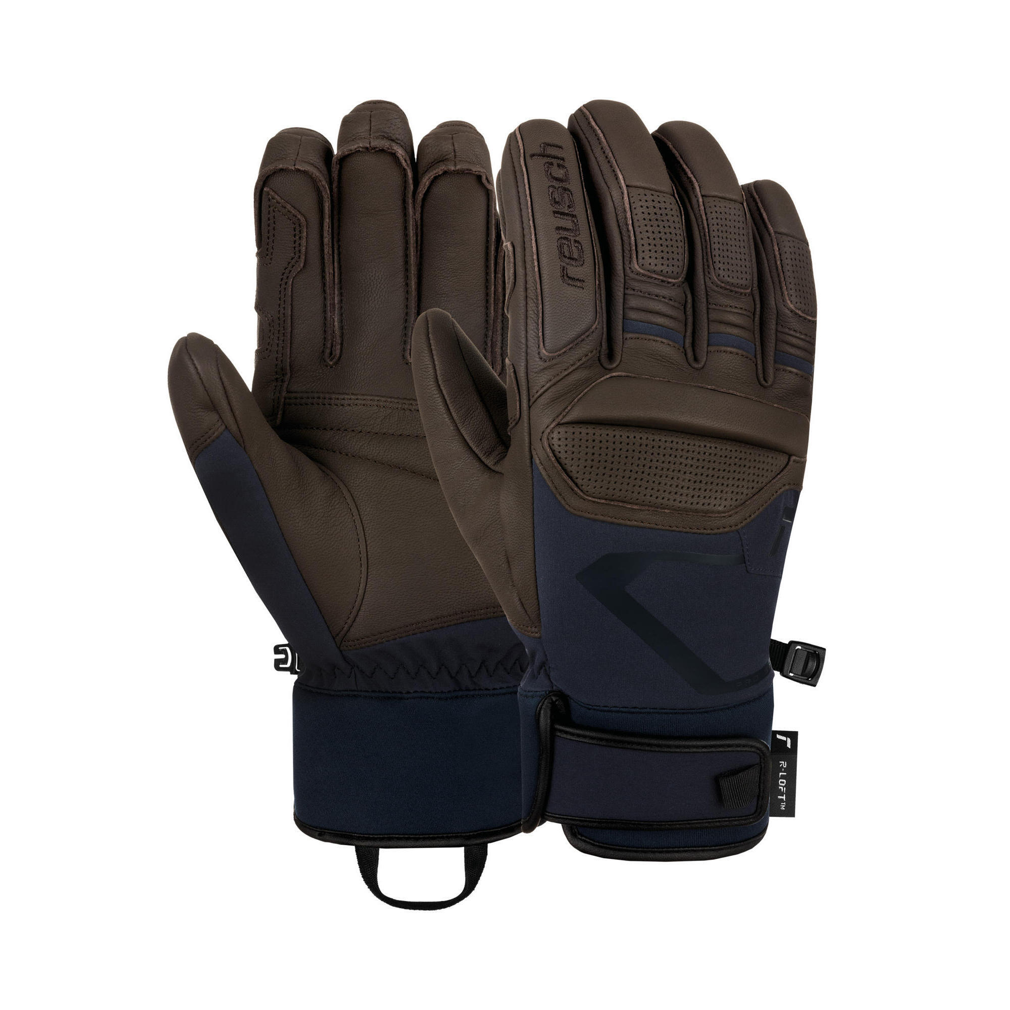 Reusch - Gants De Ski Reusch Pro Rc - Gants - Bleu|marron - 7,5 - Decathlon
