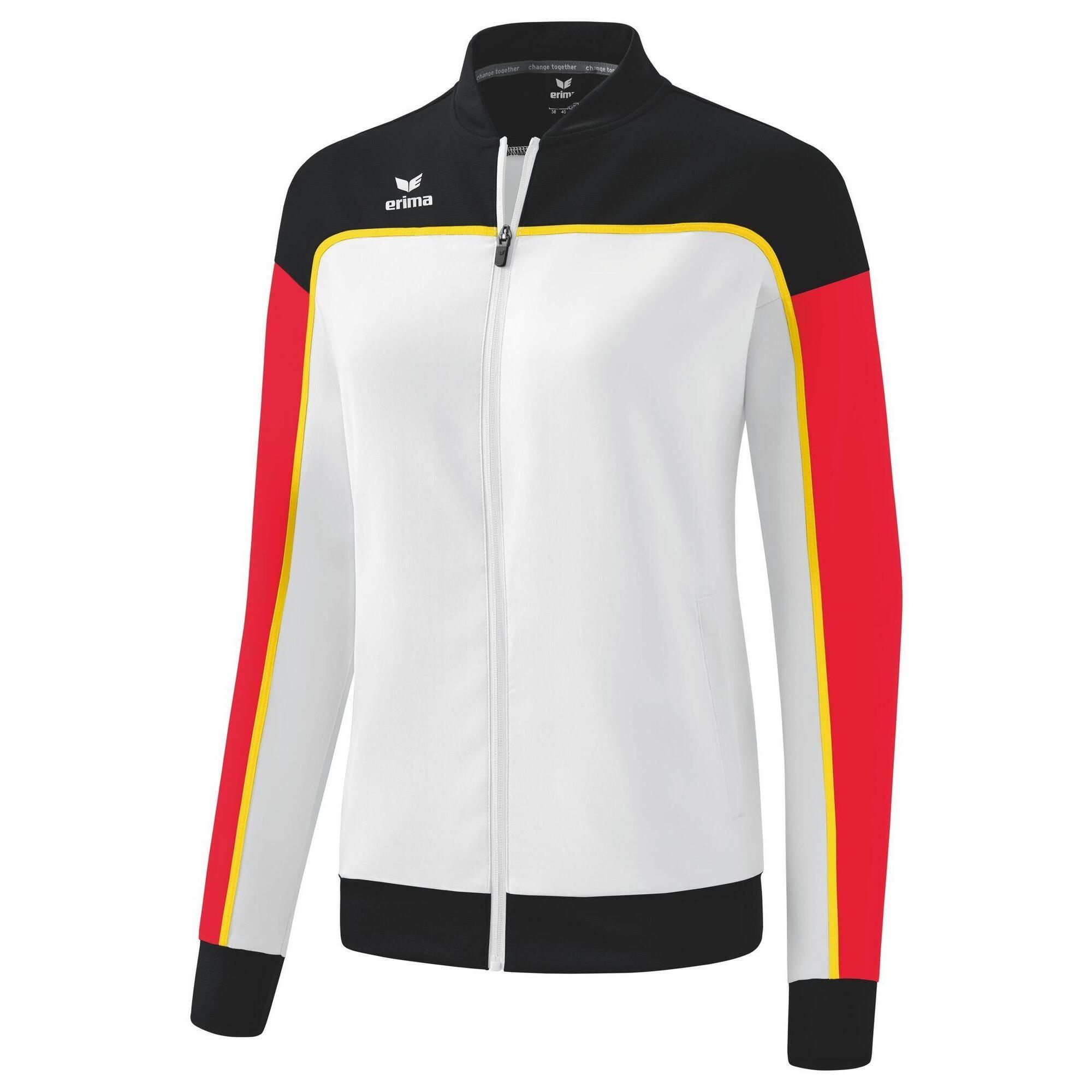 Erima - Veste De Survêtement Femme Erima Change - Veste De Concours - Blanc|noir - 44 L - Decathlon