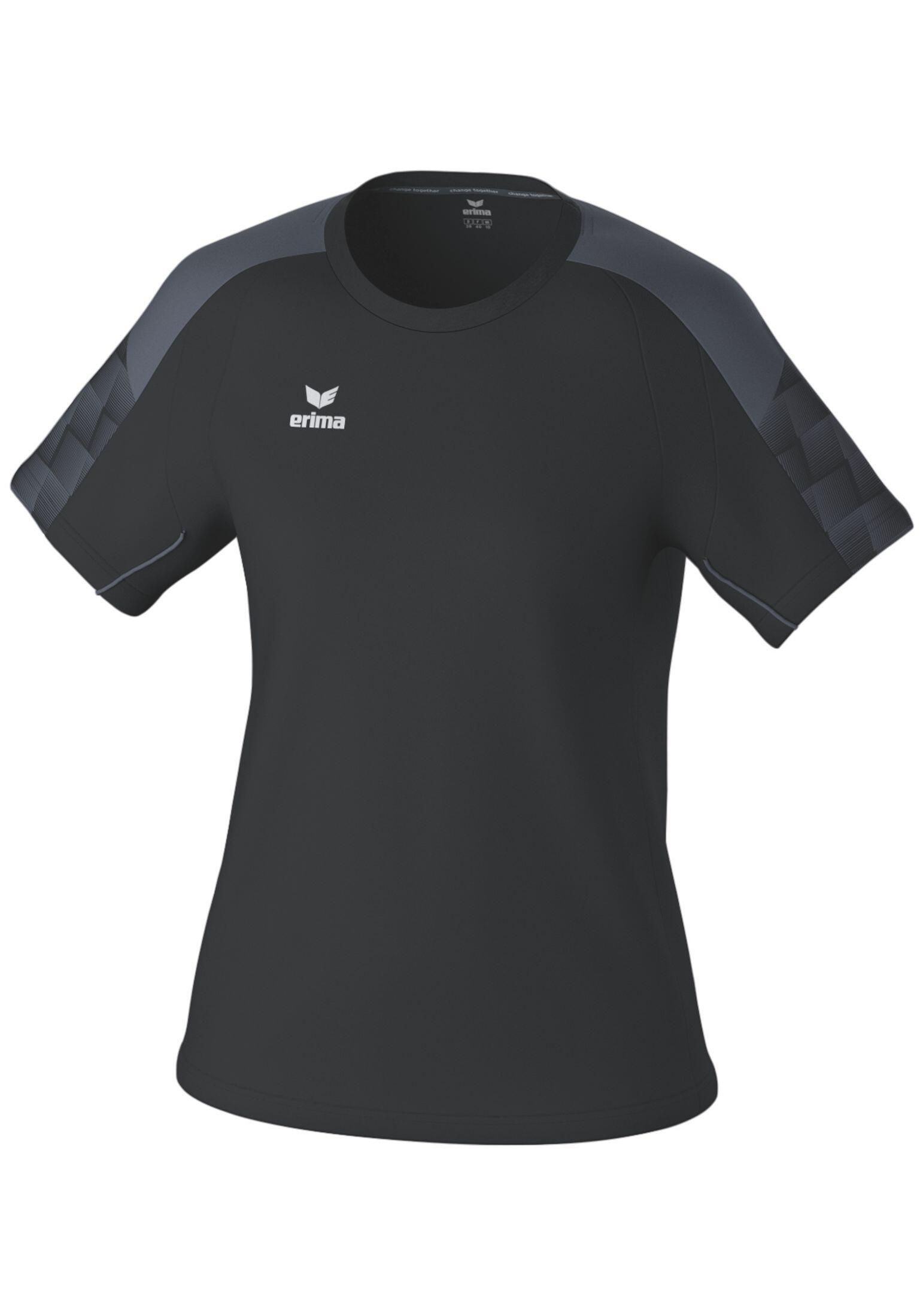 Tricou Erima Evo Star Multicolor cu guler rotund, material ușor funcțional.