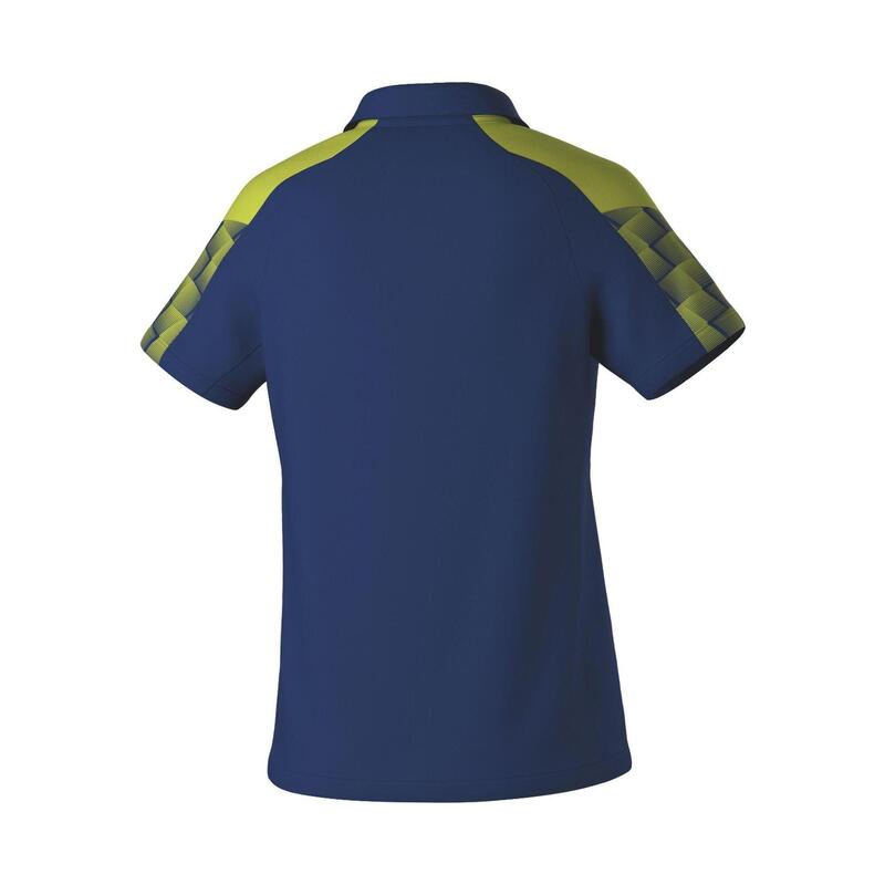 Tricou polo Erima Evo Star Multicolor - material funcțional, croială raglan