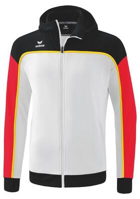 Erima change by erima trainingsjack met capuchon wit-zwart-rood