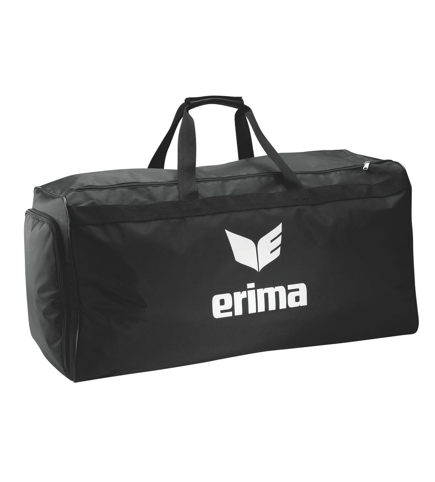 Holdall Erima Black XL - geantă sport cu sistem de fixare inovator