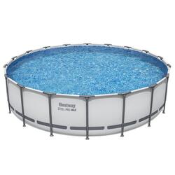 Bestway Piscine hors sol ronde 549x122cm Steel Pro MAX