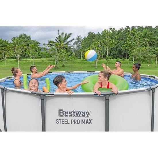 Piscine tubulaire Steel Pro Max ronde 3,96 x 1,22 m