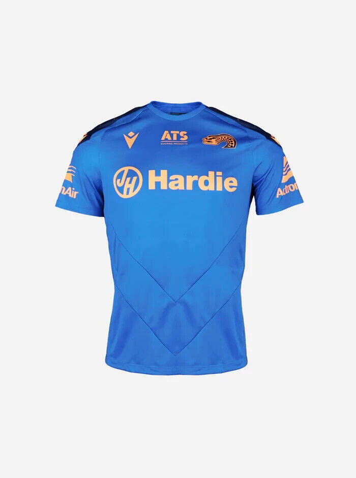 NRL 2025 Training Tee - Paramatta Eels - Blue - Youth - Kids