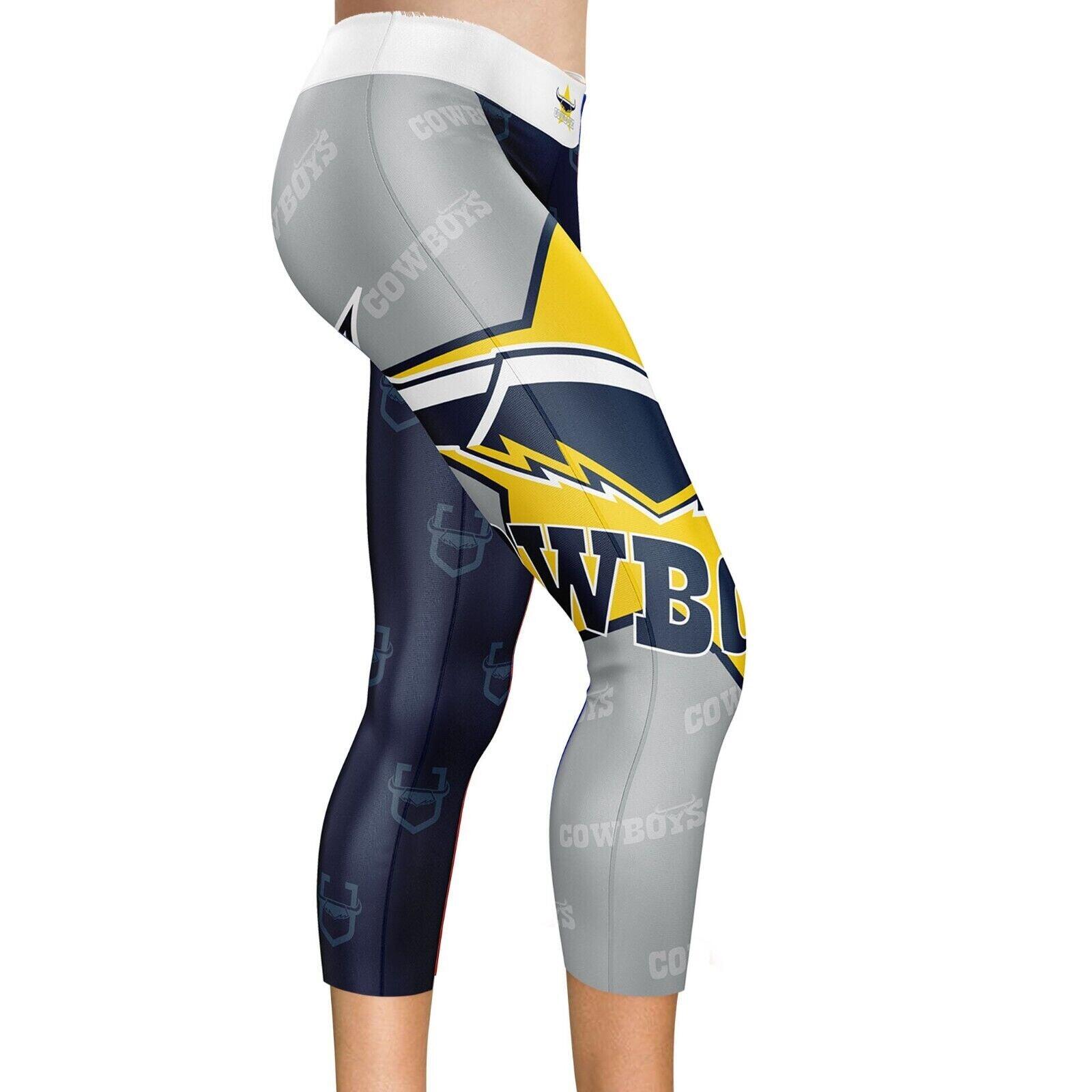 NRL Ladies 'Siren' Leggings - North Queensland Cowboys - Active Wear