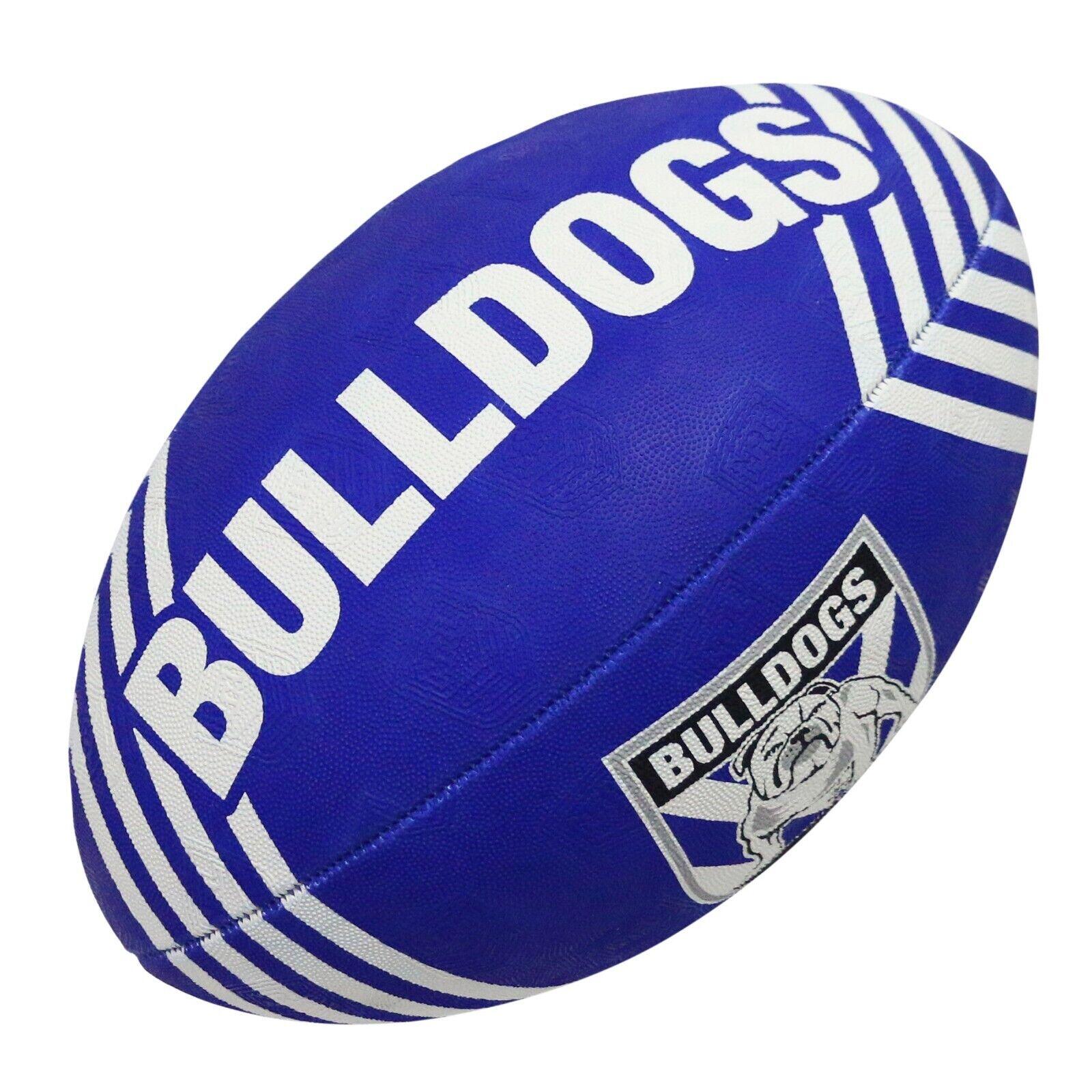 NRL 2025 Supporter Football - Canterbury Bulldogs - Ball - Size 5