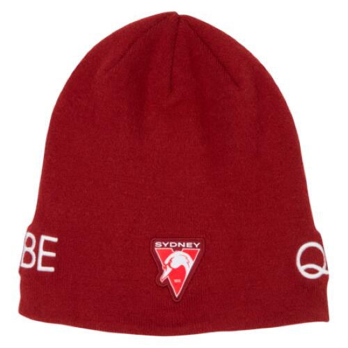 AFL 2025 Beanie - Sydney Swans - Hat - Mens - OSFM